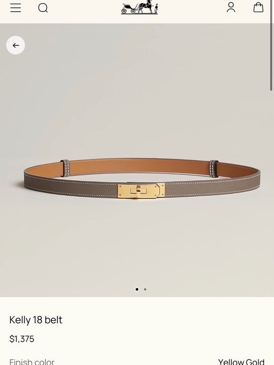 Hermes kelly 18 belt main image 8